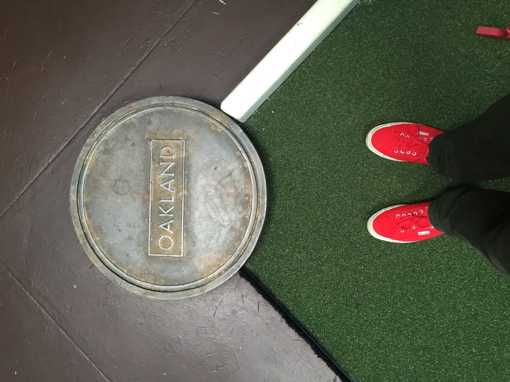 Oakland manhole cover.