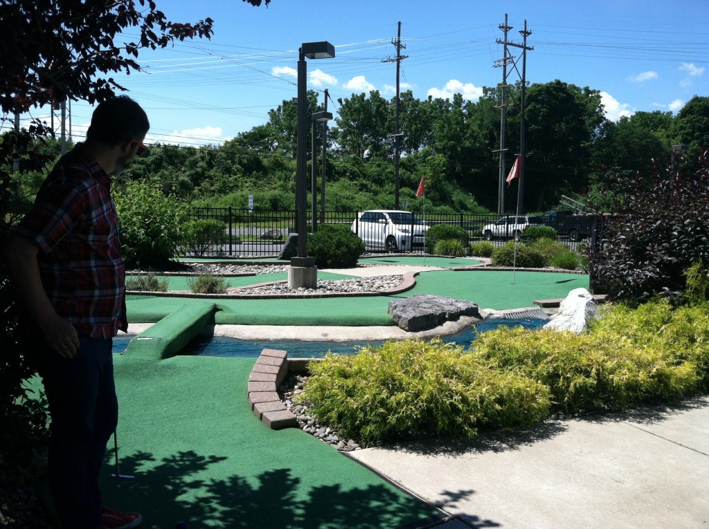 One fun jump shot on the whole course