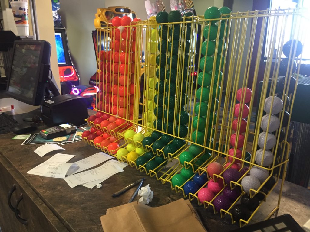 Colorful ball display