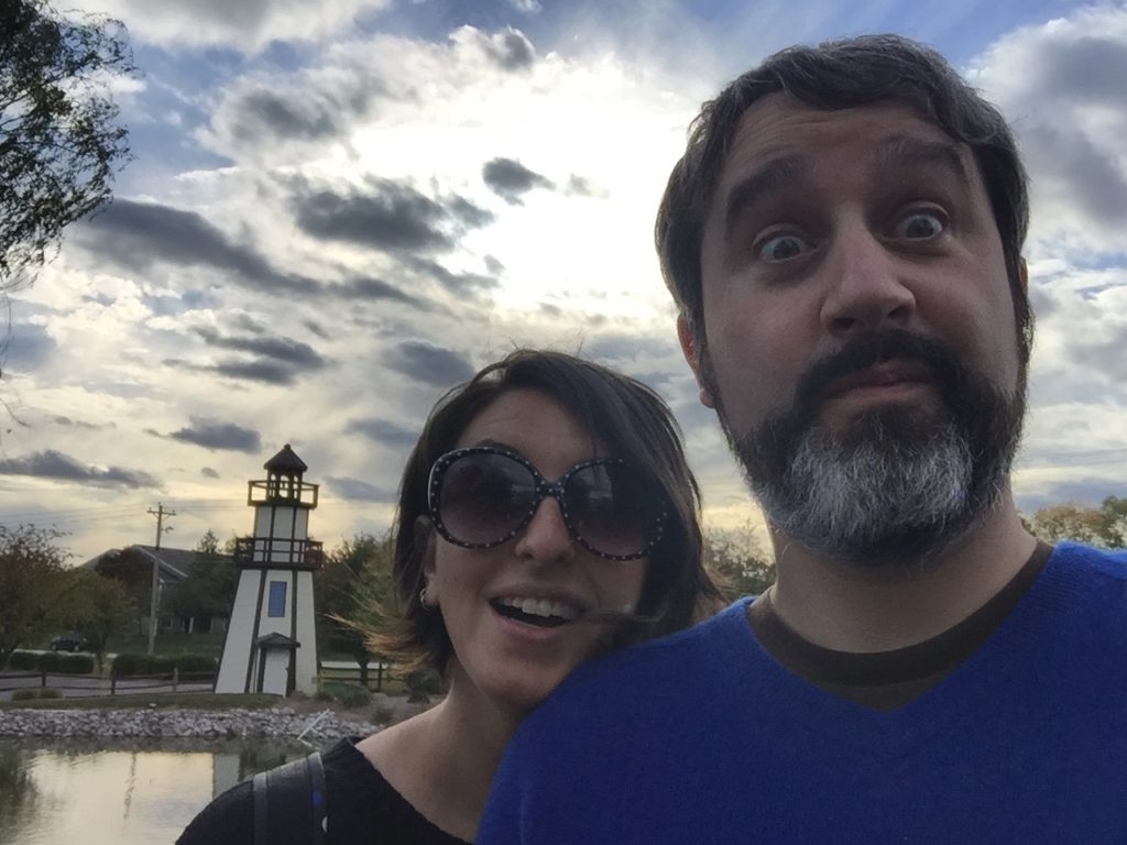 Lighthouse selfie