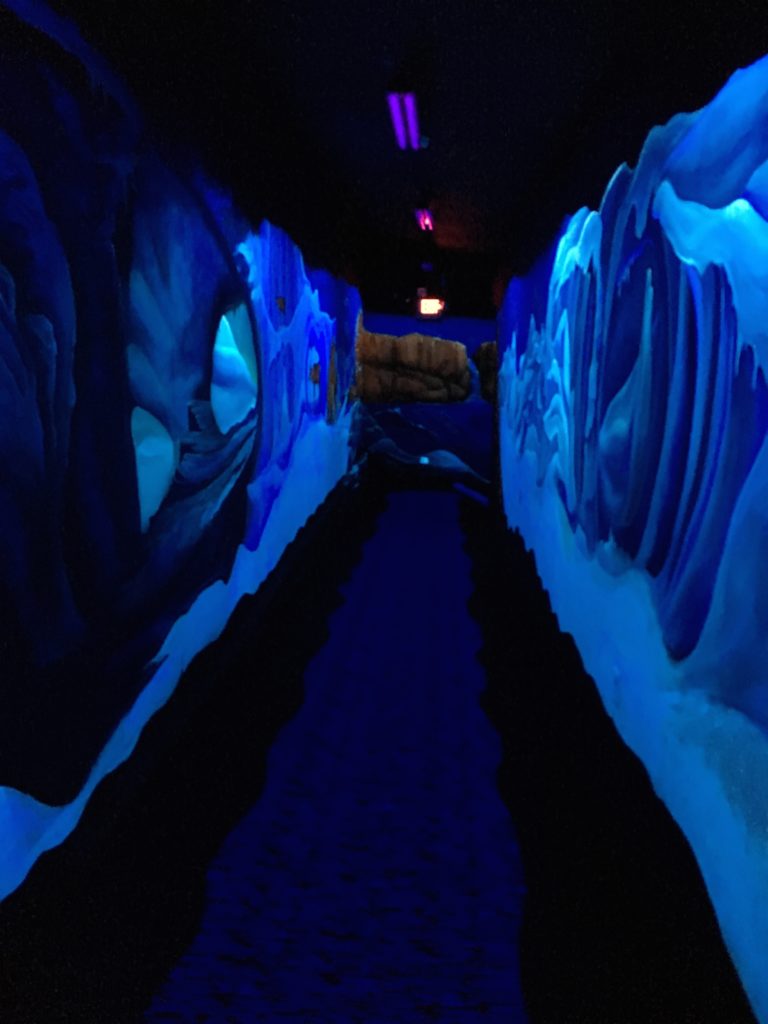 Putt down the long hall