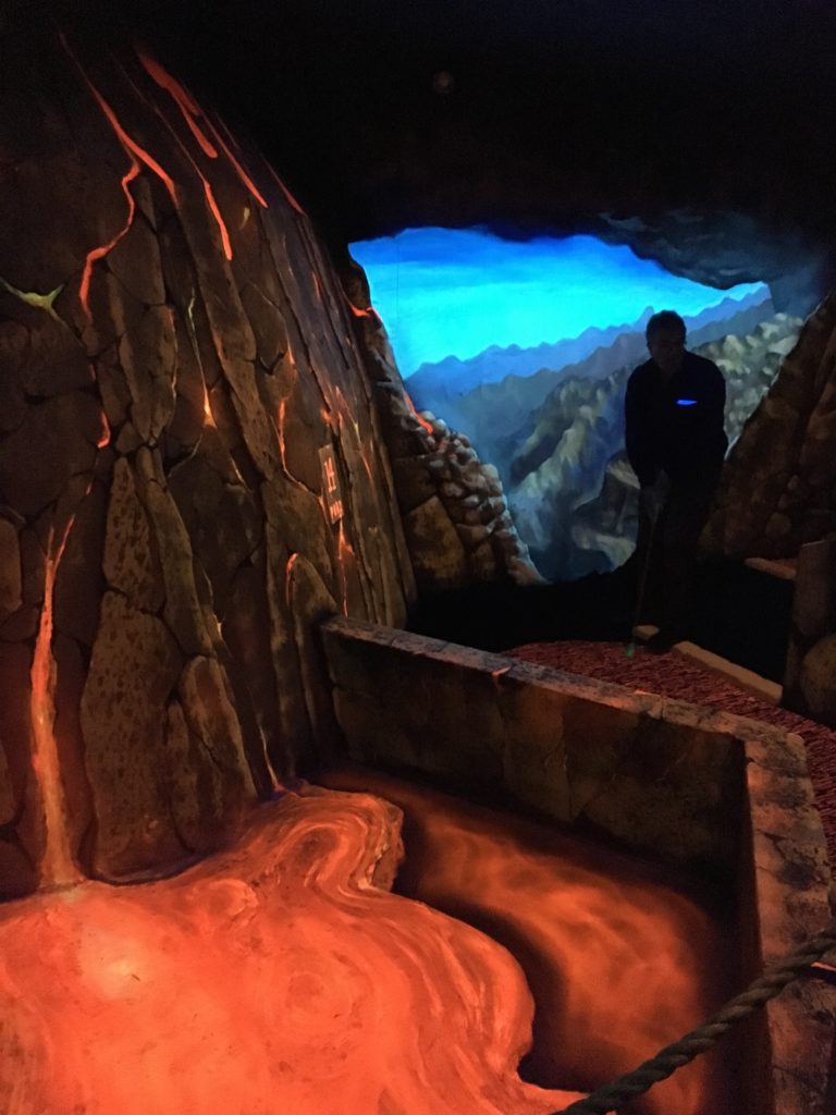 Plenty of hot volcanic lava