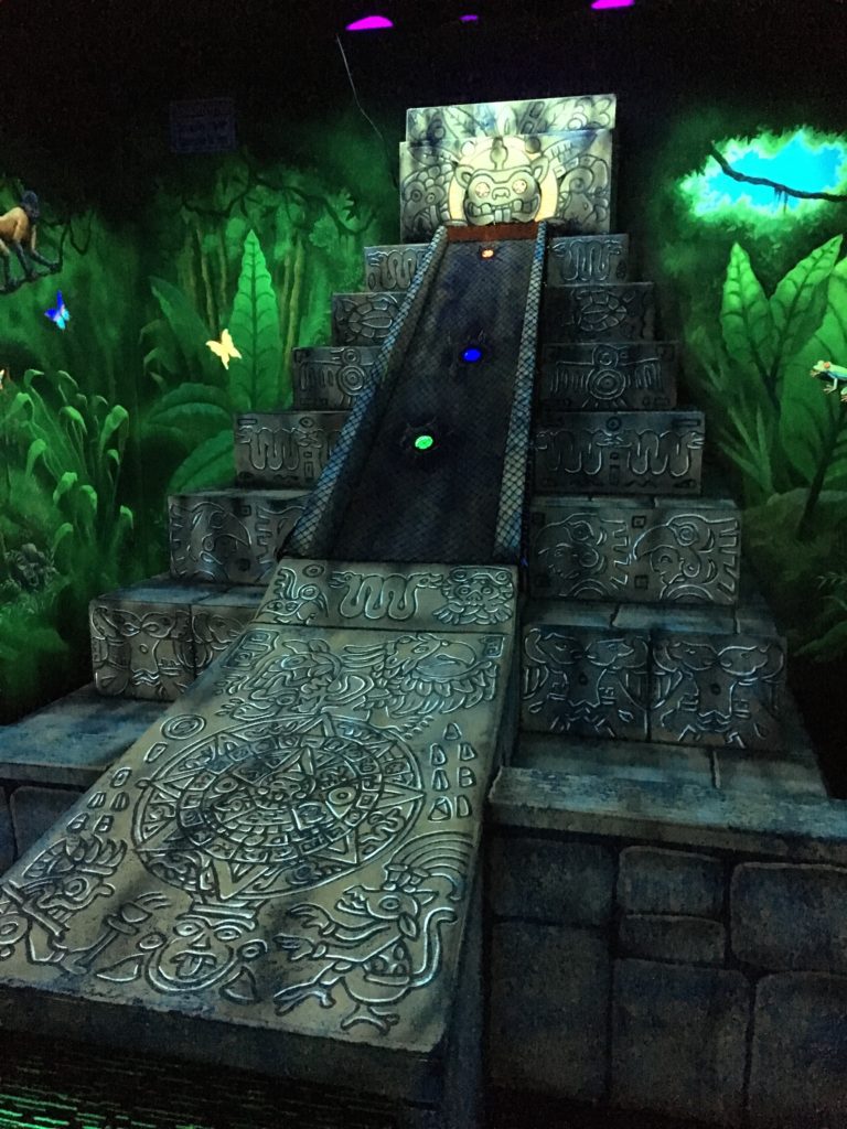 A Mayan temple for the 18th hole