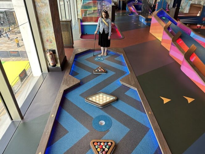 Puttshack Designer Puttshack (White City) – London, UK – A Couple of Putts